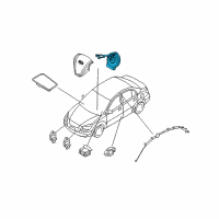 OEM 2009 Kia Rio5 Clock Spring Contact Assembly Diagram - 934901G510