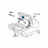 OEM 2002 Buick Regal Latch Diagram - 20513752