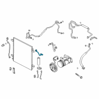 OEM 2013 Infiniti QX56 Pipe Cooler CONDENSER To Tank Diagram - 92446-1LA0A