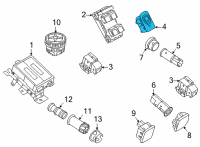 OEM Ford LEVER ASY - MIRROR CONTROL Diagram - M2DZ-17B676-AA