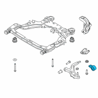 OEM 2018 Ford Special Service Police Sedan Bracket Diagram - FA5Z-3078-A