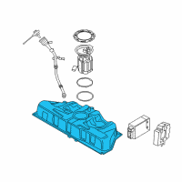 OEM 2020 BMW i8 Fuel Tank Diagram - 16-11-7-393-746