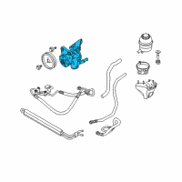 OEM BMW 135i Power Steering Pump Diagram - 32-41-6-769-887