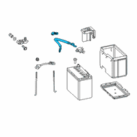 OEM 2019 Honda Clarity Cable Ground Battery Diagram - 32600-TRT-A00