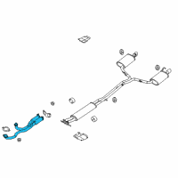 OEM Lincoln Front Pipe Diagram - DP5Z-5G203-A