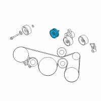 OEM Nissan PULLEY IDLER Diagram - 11925-1JA0A