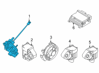 OEM Hyundai Santa Cruz CONTACT ASSY-CLOCK SPRING Diagram - 93490-N9140