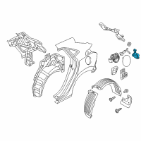 OEM 2015 Hyundai Elantra GT Actuator Assembly-Fuel Filler Door Diagram - 81590-A5000