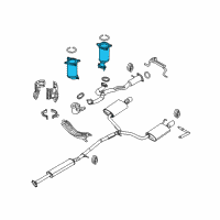 OEM Lincoln MKT Catalytic Converter Diagram - 9G1Z-5E213-C