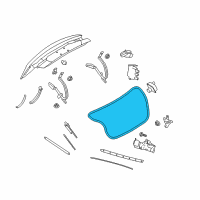 OEM 2019 Lincoln Continental Weatherstrip Diagram - GD9Z-5443720-B