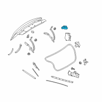 OEM Lincoln Lock Switch Diagram - GD9Z-9C888-A