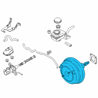 OEM Nissan Murano Booster Assy-Brake Diagram - D7210-1AA0B