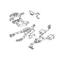 OEM 2003 BMW M5 Gearbox Support Diagram - 18-30-1-408-018