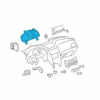 OEM 2010 Chevrolet Malibu Cluster Assembly Diagram - 20828592