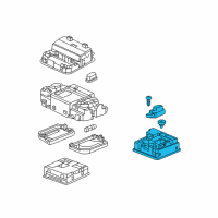 OEM Honda Switch Assy., Sunroof & Map Light *YR416L* (MAX IVORY) Diagram - 35830-T0A-A11ZA