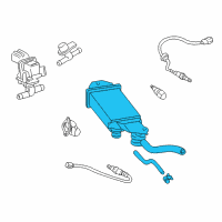 OEM Toyota Vapor Canister Diagram - 77740-52070