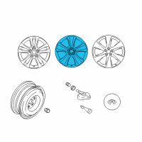 OEM 2013 Infiniti FX50 Wheel Rim Diagram - D0300-3EV8A