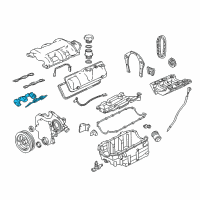 OEM 1997 Oldsmobile Silhouette Intake Manifold Gasket Set Diagram - 19169127