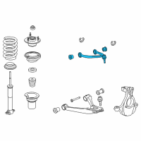 OEM 2019 Chevrolet Suburban Front Upper Control Arm Assembly Diagram - 84628487