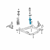 OEM 2003 Saturn Ion Front Suspension Strut Kit Diagram - 22707164