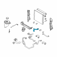 OEM 2016 BMW X5 Engine Coolant Hose Diagram - 11-53-7-649-304