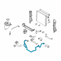 OEM 2016 BMW X6 Line, Return, Expansion Tank Diagram - 17-12-7-623-272