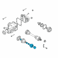 OEM 2006 BMW M5 Repair Kit Bellows, Interior Diagram - 33-20-2-283-068