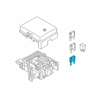 OEM 2018 Kia Stinger Midifuse-200 Diagram - 1879004945