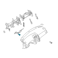 OEM Nissan Rogue Sport Bolt Diagram - 01121-N6041