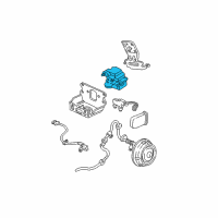 OEM 1991 Chevrolet Astro Valve Asm, Brake Pressure Mod (Remanufactured)(W/O Mounting Bracket) Diagram - 12544802