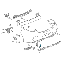 OEM 2019 Buick Regal Sportback Reflector Diagram - 39086697