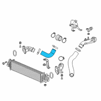 OEM 2019 Honda Civic Hose, Intclr Inlet Diagram - 17282-5BF-A01