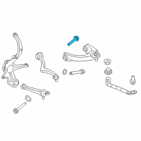 OEM Lincoln Upper Control Arm Mount Bolt Diagram - -W500525-S439