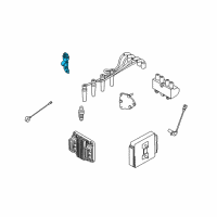 OEM 2007 Chevrolet Aveo5 Camshaft Sensor Diagram - 96253544