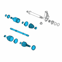 OEM 2014 Buick Encore Axle Assembly Diagram - 94522003