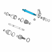 OEM 2017 Buick Encore Intermed Shaft Diagram - 23124158