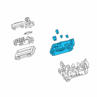 OEM Cadillac ATS Fuse & Relay Box Diagram - 84014012