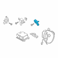 OEM Lincoln Corsair Side Sensor Diagram - HS7Z-14B004-A