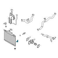 OEM 2018 Toyota Yaris iA Drain Plug Diagram - 16417-WB001