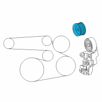 OEM Lexus IS200t Pulley Sub-Assy, Idler Diagram - 16603-36010