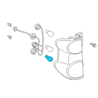 OEM Nissan NV200 Bulb Diagram - 26717-9B91E