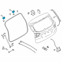 OEM 2017 Ford Focus Hinge Diagram - CP9Z-5842900-A