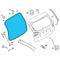 OEM 2015 Ford C-Max Weatherstrip Diagram - AM5Z-5843720-A