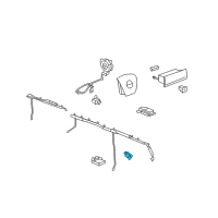 OEM Hummer H2 Side Sensor Diagram - 25854193