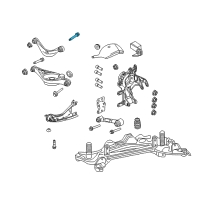 OEM Lincoln Lateral Strut Bolt Diagram - -W500547-S439