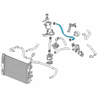 OEM 2015 Chevrolet Spark EV Overflow Hose Diagram - 95319226