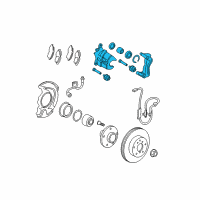 OEM 2010 Toyota Camry Caliper Diagram - 47730-06220