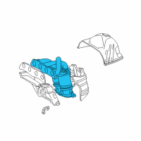 OEM 2004 Toyota MR2 Spyder Exhaust Manifold Diagram - 17104-22061