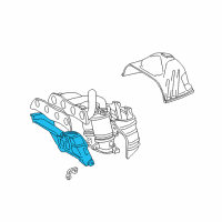 OEM 2004 Toyota MR2 Spyder Heat Shield Diagram - 17169-22010