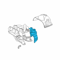 OEM 2003 Toyota MR2 Spyder Heat Shield Diagram - 17168-22050